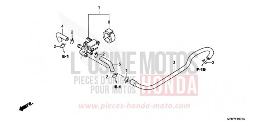 VALVE COMMANDE INJECTION D'AIR CB1000RB de 2011